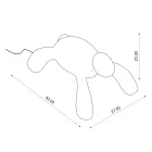 Oplaadbare en dimbare buitenlamp met aanraakfunctie - Turtle Viadurini