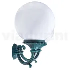 Tuinlamp met 2 acryllampen en aluminium structuur - Trovanero Viadurini