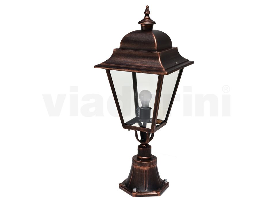 Vintage staande tuinlamp in aluminium Made in Italy - Bonaria Viadurini