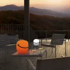 Tuinlamp in polyethyleen met handvat Made in Italy - Galicië Viadurini