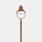 Tuinlamp Lantaarnpaal Vintage Messing en Koper 3 Maten - Borgo by Il Fanale Viadurini