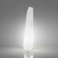 Moderne witte prisma vloerlamp Slide Manhattan, gemaakt in Italië