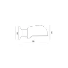 Handgemaakte wandlamp in Toscaanse Majolica Made in Italy - Toscot Bistrò Viadurini