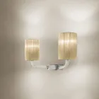 Handgemaakte Venetiaanse glazen wandlamp Made in Italy - Graham Viadurini