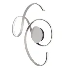 Wandlamp met LED in gelakt metaal modern design - Trella Viadurini