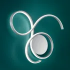 Wandlamp met LED in gelakt metaal modern design - Trella Viadurini