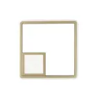 Wandlamp met LED in goudkleurig gelakt metaal - Formal Viadurini