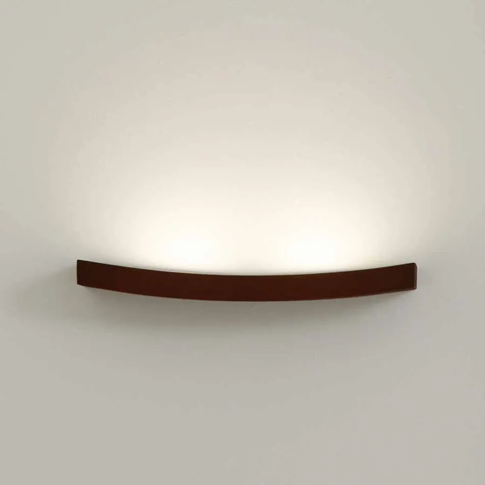 Lamp modern design stalen wand Ø50xh.3,5xsp.10 cm Eldora Viadurini