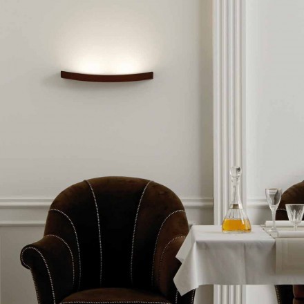 Lamp modern design stalen wand Ø50xh.3,5xsp.10 cm Eldora Viadurini