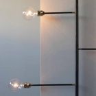 Design wandlamp met zwart ijzeren structuur Made in Italy - Anima Viadurini