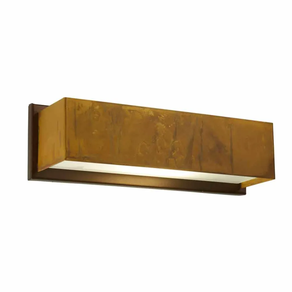 Lamp ontwerp muur van messing en roestvrij Ø35xh.10xsp.9 cm Harya Viadurini