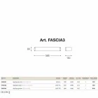 Wandlamp Fashion koper en wit methacrylaat Viadurini