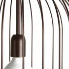 Wandlamp staal Ø35xh.70xL.cavo100 cm Bibiana Viadurini