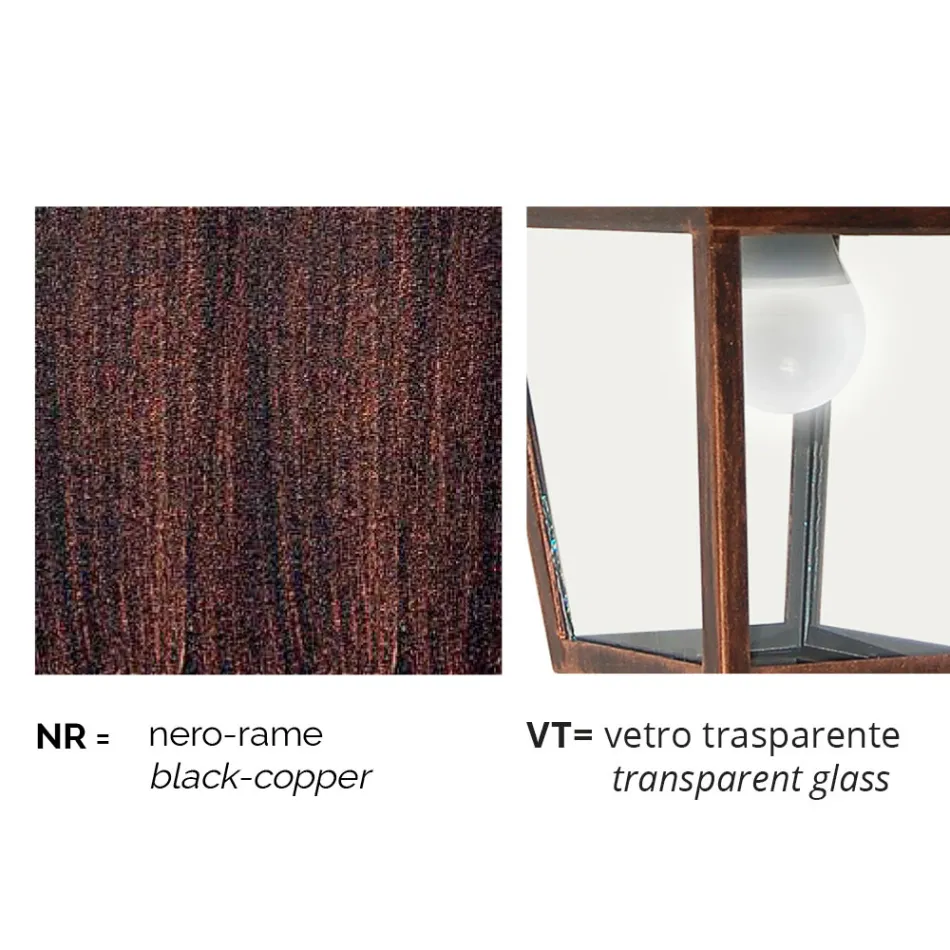 Aluminium wandlamp gemaakt in Italië, Aquilina Viadurini