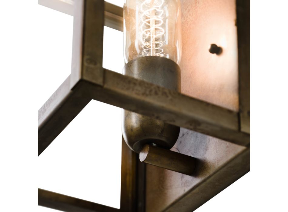 Wandlamp in ijzeren industriële stijl London Il Fanale Viadurini