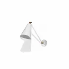 Metalen wandlamp met details in goudkleurige afwerking Made in Italy - Zaira Viadurini