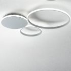 Wandlamp in gelakt metaal met LED modern design - Punto Viadurini