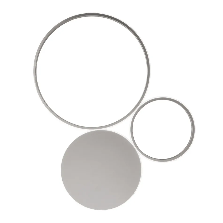 Wandlamp in gelakt metaal met LED modern design - Punto Viadurini