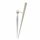 Wandlamp van gelakt metaal met geïntegreerde LED Made in Italy - Throne Viadurini