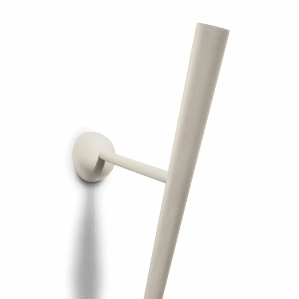 Wandlamp van gelakt metaal met geïntegreerde LED Made in Italy - Throne Viadurini