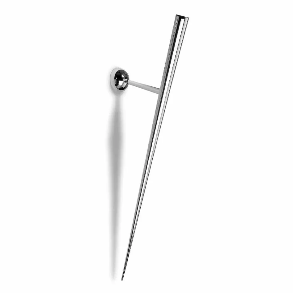 Wandlamp van gelakt metaal met geïntegreerde LED Made in Italy - Throne Viadurini