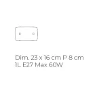 Handgeblazen parelmoer glazen wandlamp in Venetië - Chrystal Viadurini