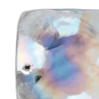 Handgeblazen parelmoer glazen wandlamp in Venetië - Chrystal Viadurini