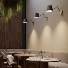 Reporter Il Fanale verstelbare industriële wandlamp Viadurini