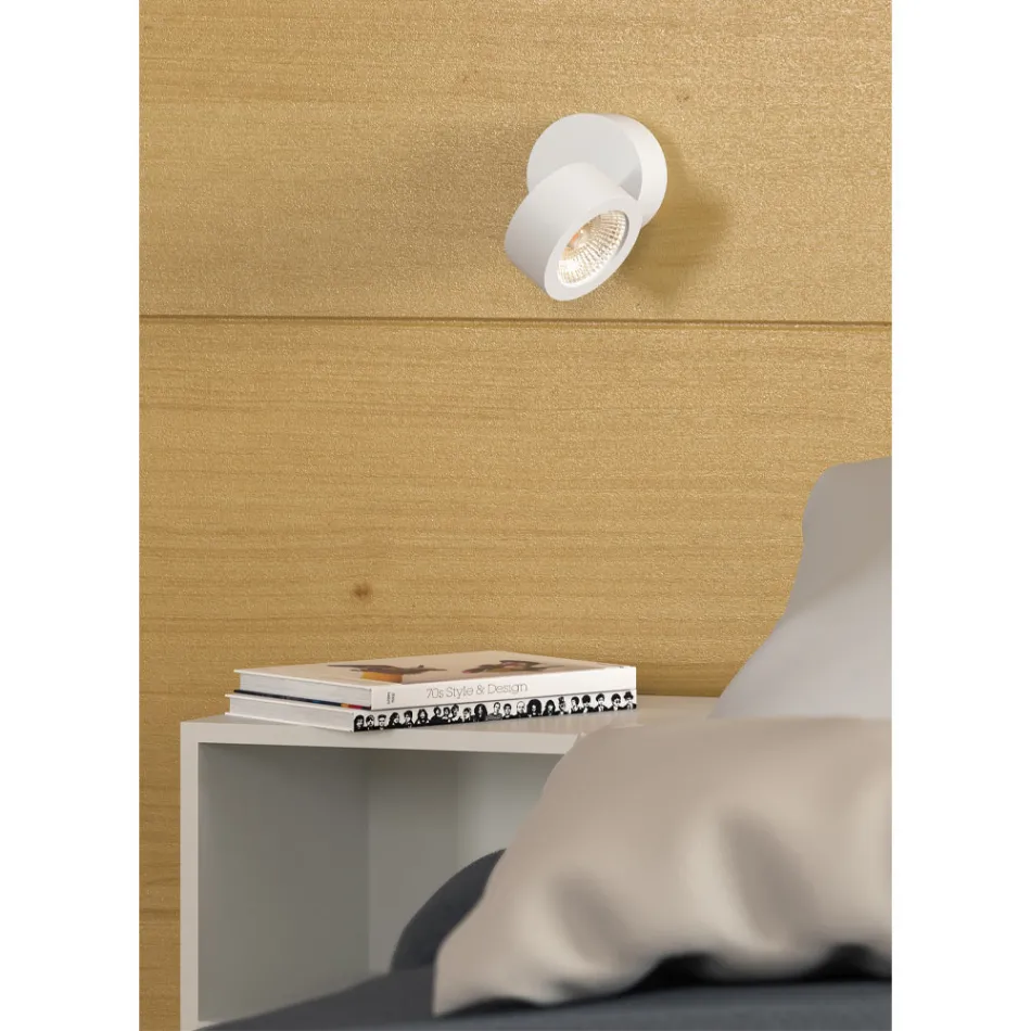 14W led-wandlamp voor binnen in wit of zwart aluminium - China Viadurini