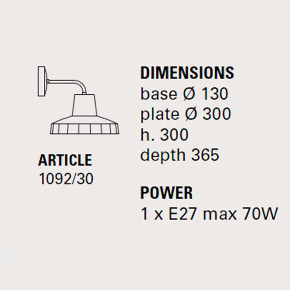 Moderne wandlamp in Toscaanse majolica en messing, Rossi Toscot Viadurini