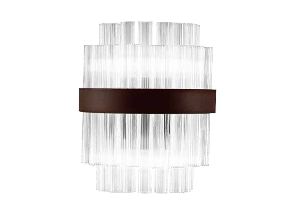 Moderne wandlamp in luxueus geblazen glas gemaakt in Italië - Maesta Viadurini