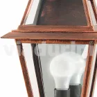 Wandlamp voor klassiek buiten gemaakt in Italië, Kristel aluminium Viadurini