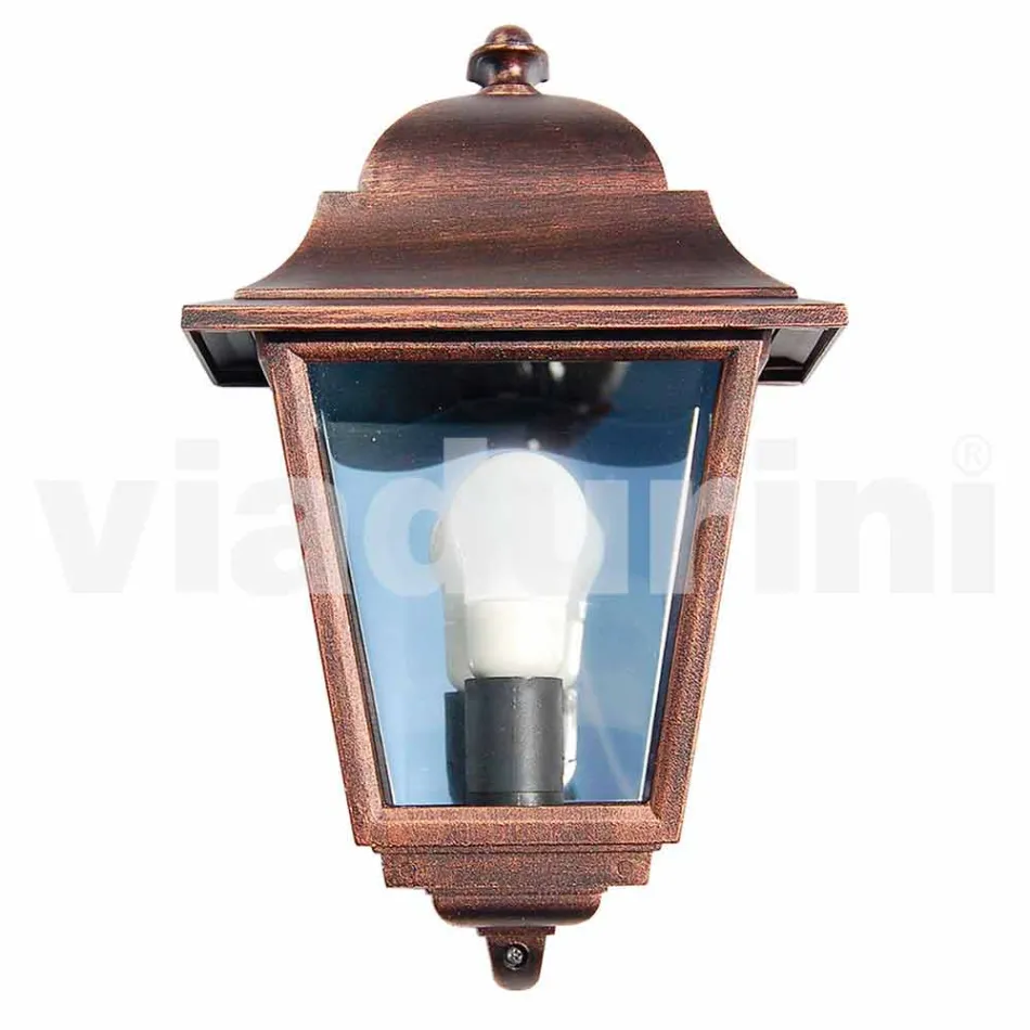 Buiten aluminium wandlamp gemaakt in Italië, Aquilina Viadurini