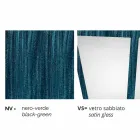 Buitenwandlamp in aluminium gemaakt in Italië, Kristel Viadurini