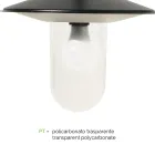 Buitenwandlamp in grijs aluminium Made in Italy - Belen Viadurini