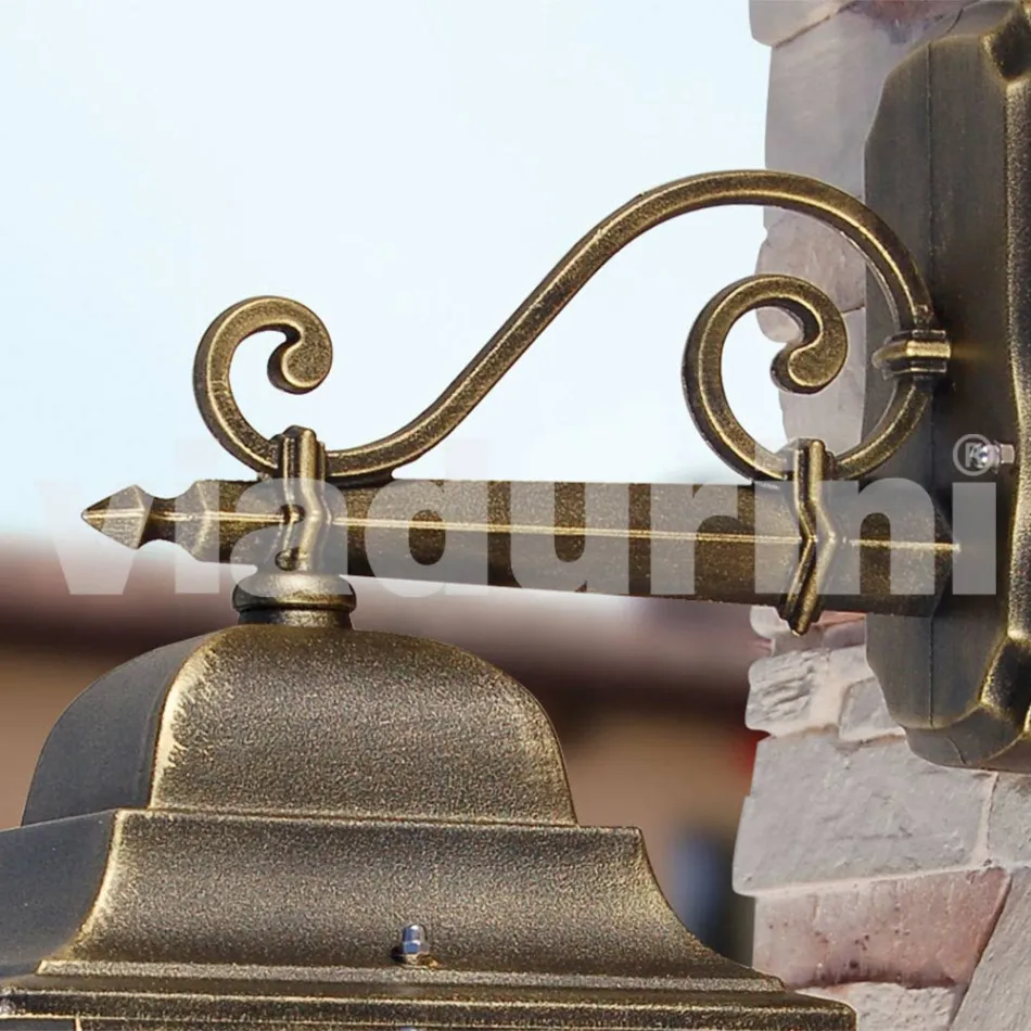 Buitenwandlamp van aluminium gemaakt in Italië, Aquilina Viadurini