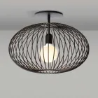 Moderne plafondlamp in gelakt staal, Ø48xH 35 cm, Heila Viadurini