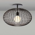 Moderne plafondlamp in gelakt staal, 48xH 35 cm, Heila