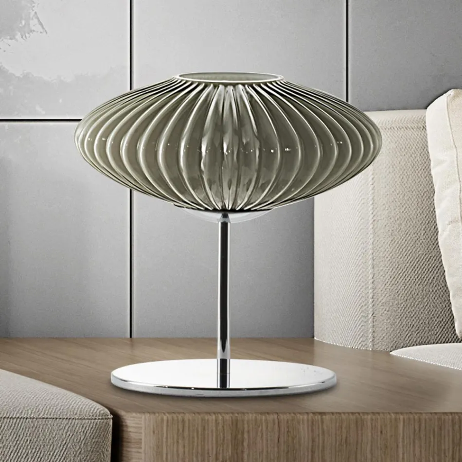 Ambachtelijke tafellamp in handgeblazen glas in Venetië - Dafne Viadurini