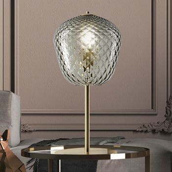 Handgemaakte Venetiaanse geblazen glazen tafellamp - Dalia Balloton
