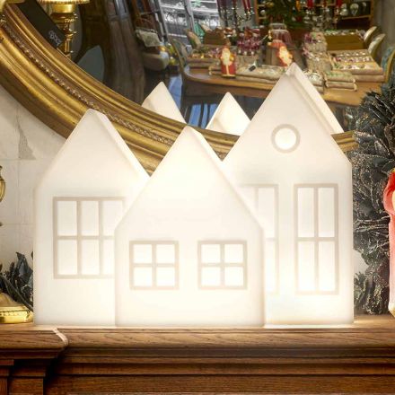 Tafellamp Casette Led Wit of Rood Design Slide Made in Italy - Kolme Viadurini