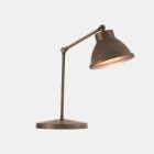 Tafellamp met verbinding in messing en ijzer Vintage design - Loft van Il Fanale Viadurini