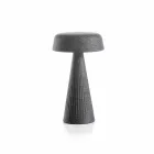 Tafellamp met structuur in polyethyleen Made in Italy - Desmond Viadurini