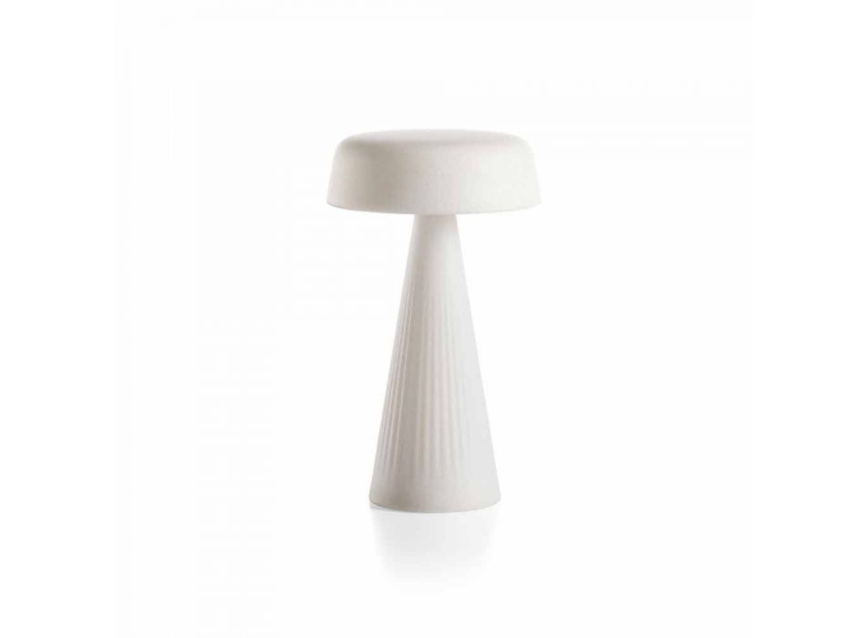 Tafellamp met structuur in polyethyleen Made in Italy - Desmond Viadurini