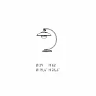 Tafellamp met structuur in eikenhout en metaal Made in Italy - Lumetto Viadurini