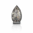 Design tafellamp in kristal en staal gevormd Egg Egg Viadurini