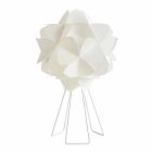 Tafellamp modern parel wit ontwerp, diameter 46 cm Kaly Viadurini