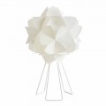 Tafellamp modern parel wit ontwerp, diameter 46 cm Kaly