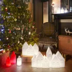 Design Tafellamp met Witte of Rode Led Huizen Design Glijbaan - Kuusi Viadurini