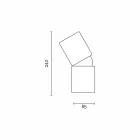 Moderne design keramische tafellamp gemaakt in Italië, Azië Viadurini